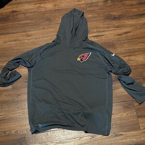 Arizona Cardinals Nike Dark Gray Hoodie with Red Logo XL